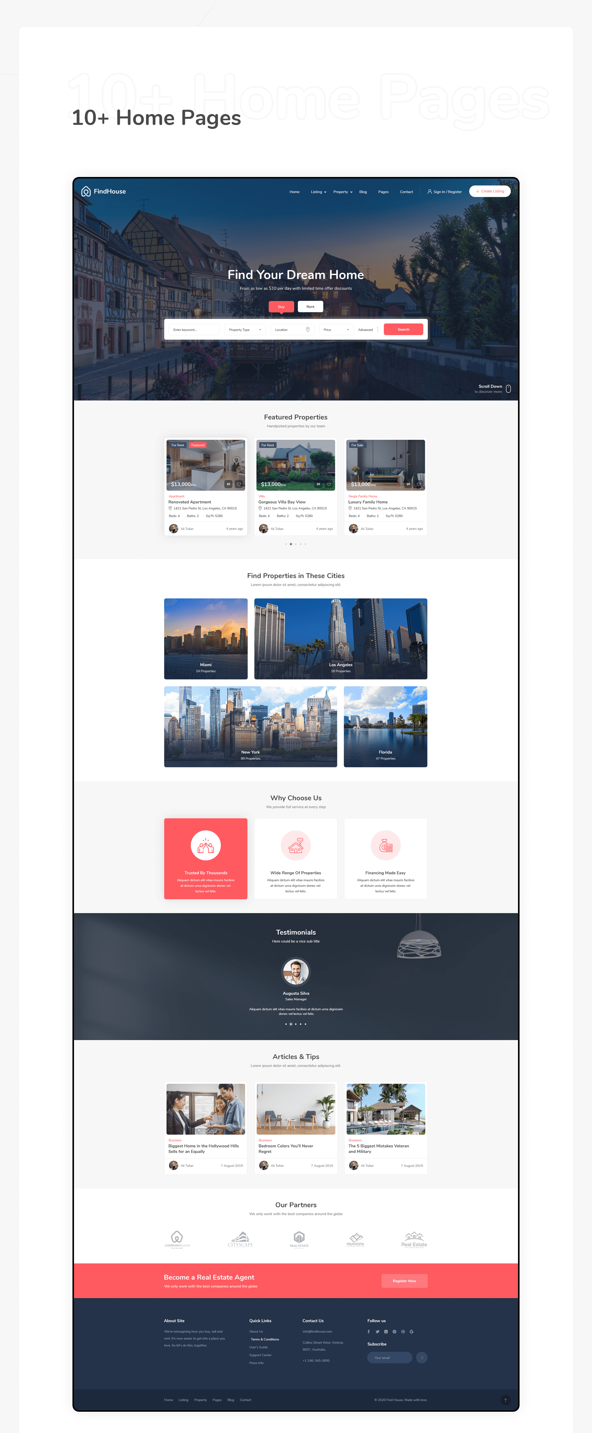FindHouse - Real Estate HTML Template - 4