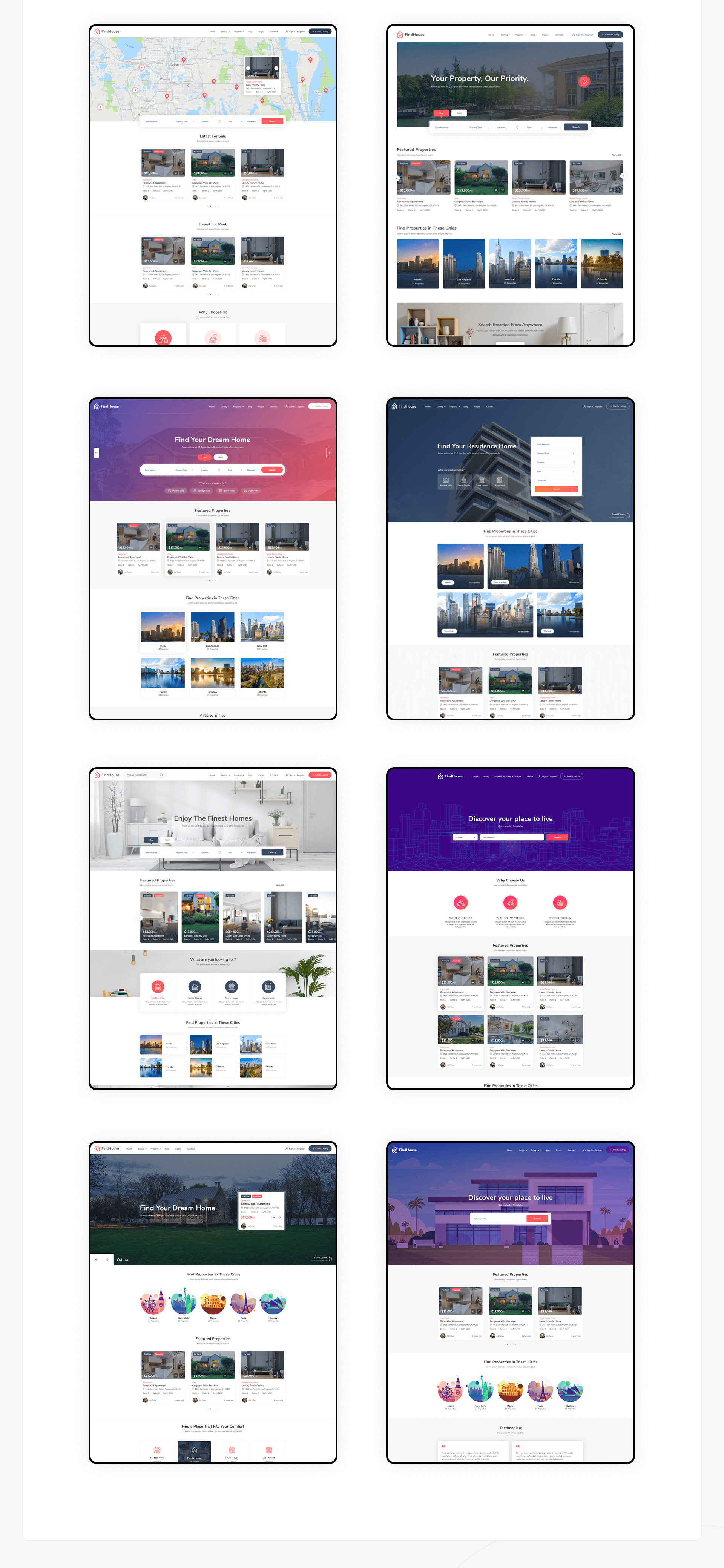 FindHouse - Real Estate HTML Template - 5