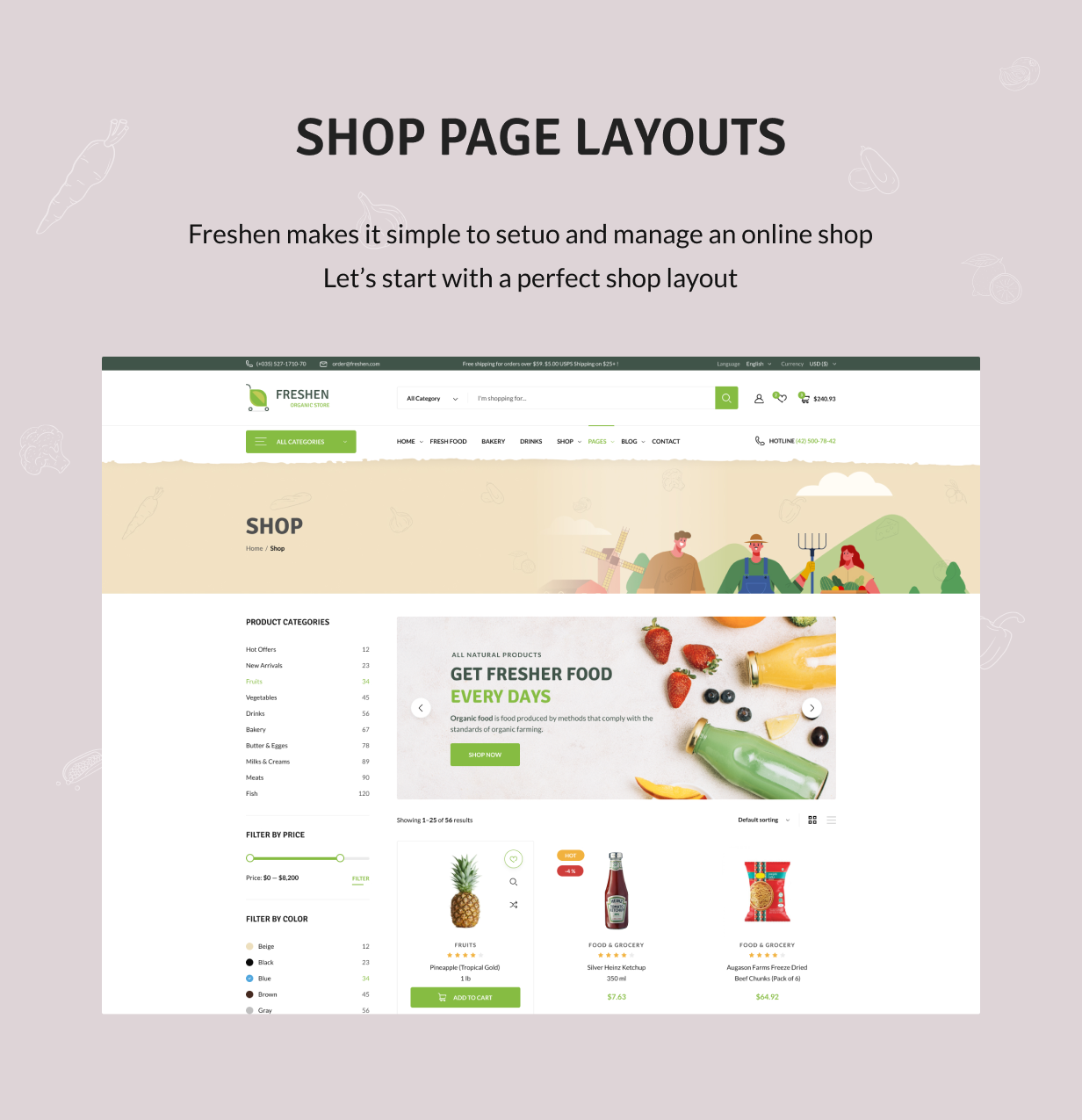 Freshen - Organic & Food Store HTML Template - 4