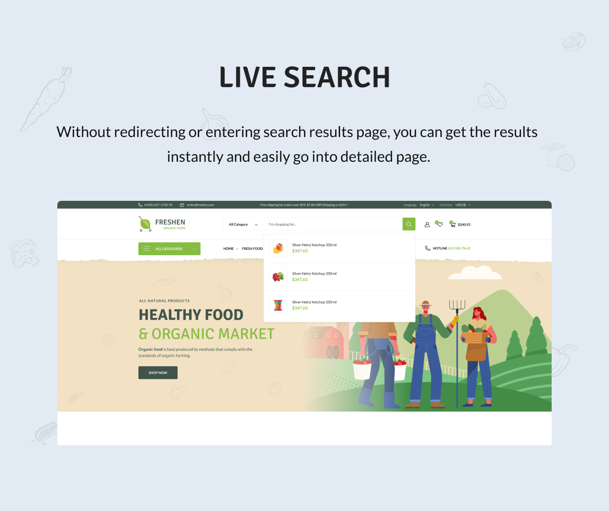Freshen - Organic & Food Store HTML Template - 8