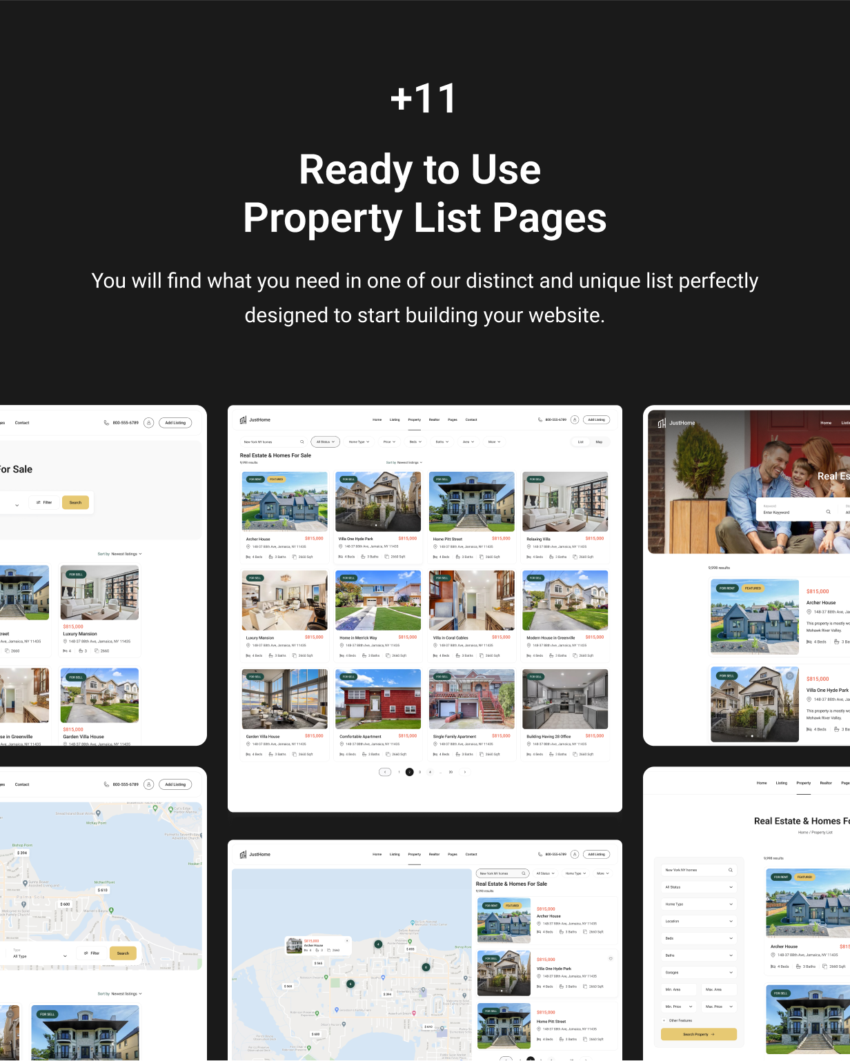 JustHome - Real Estate HTML Template - 3