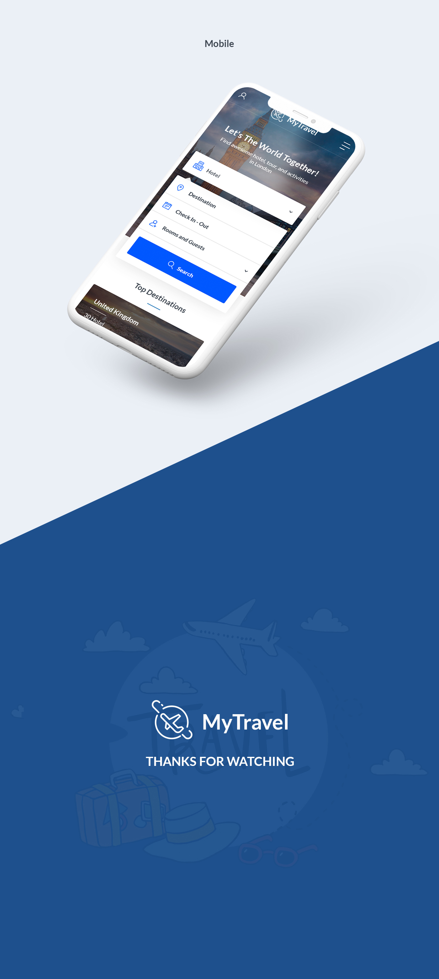 MyTravel Booking Agency PSD Template - 9