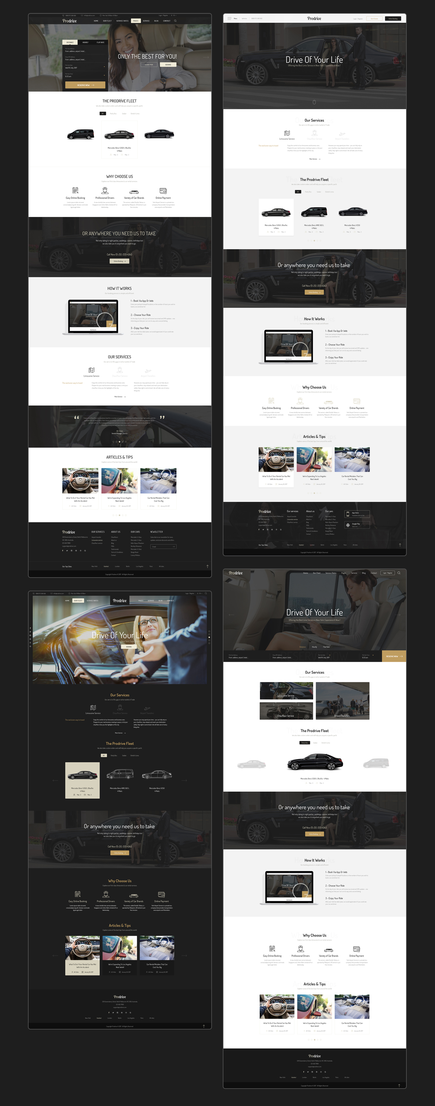 Prodrive - Chauffeur, Limousine, Transport and Car Hire HTML Template - 3