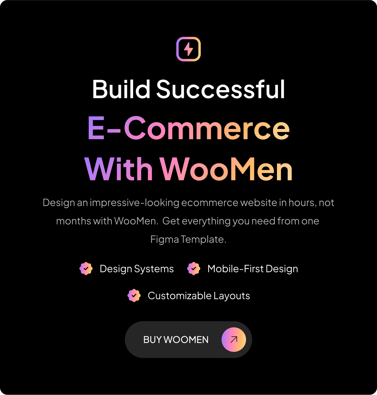 WooMen – Fashion & Multipurpose eCommerce Figma Template