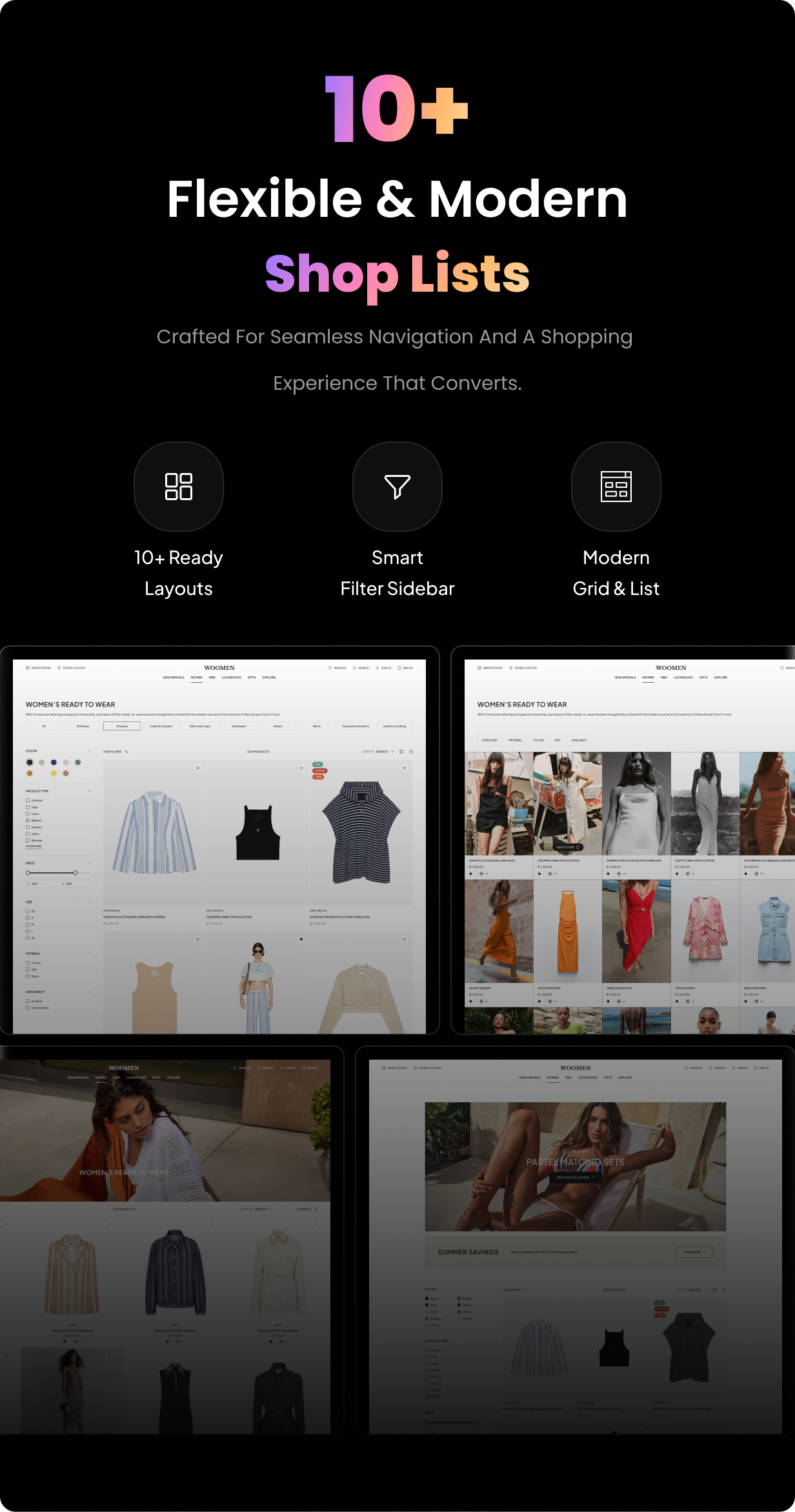 WooMen - Exclusive & Fashion Multipurpose eCommerce HTML Template - 3