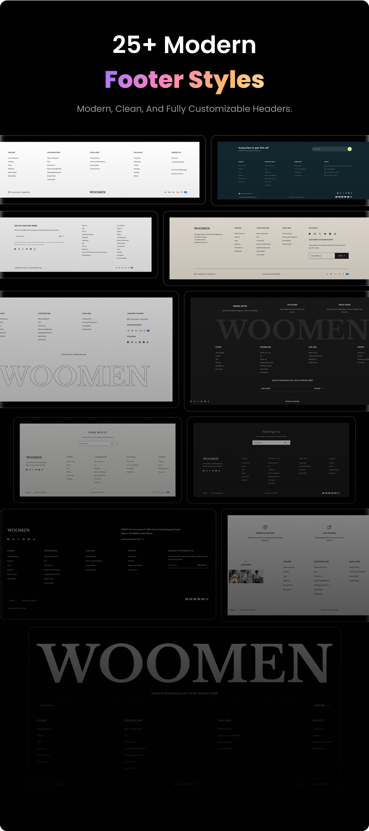 WooMen - Exclusive & Fashion Multipurpose eCommerce HTML Template - 9